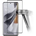 Mtp Products Oppo Reno10 Full Cover Skærmbeskyttelse Hærdet Glas - 9H - Sort Kant