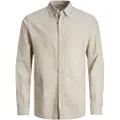 Jack & Jones Elinen Blend Skjorte Med Lange ærmer
