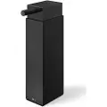 Zack Sæbedispenser LINEA 190 ml, stående, sort, rustfrit stål,