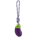 Trixie hundelegetøj aubergine på reb - ca. L 34 cm