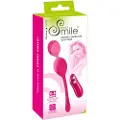 Sweet Smile SMILE Love Balls - trådløs vibrerende æg - 82g (pink)