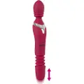 Javida Thrusting - 3i1 massagerende vibrator (rød)