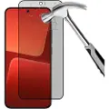 Mtp Products Xiaomi 13T/13T Pro/OnePlus Nord CE4 Lite Privacy Full Cover Skærmbeskyttelse Hærdet Glas - 9H - Sort Kant