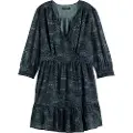 Scotch & Soda 173369 Langærmet Midi-kjole