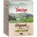 Purizon 22 + 2 gratis! 24 x 70 g / 85 g Purizon kattevådfoder - Kyllingefilet med Lam & Laks 24 x 70 g portionsposer