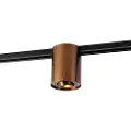 QAZQA Moderne 1-faset skinnespot mørk bronze - Rondoo Up