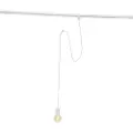QAZQA Pendellampe med skinnesuspension hvid - Cavalux
