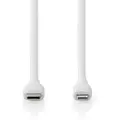 Nedis Silikone 8-benet Lightning Til Usb-c Hankabel 48 Mbps Nikkelbelagt 1.5 M