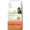 Trainer Natural Sensitive Natural Trainer Sensitive No Gluten Puppy & Junior Medium/Maxi med laks - Økonomipakke: 2 x 12 kg