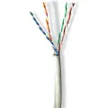 Nedis Ccbg8535gy100s Netværkskabel Grå 100 M Cat6a U/utp (utp) Ingen Cat6a 100m. Grå