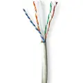 Nedis Ccbg8535gy305s Netværkskabel Grå 305 M Cat6a U/utp (utp) Ingen Cat6a 305m. Grå