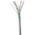 Nedis Solid F/utp Cca 100 M Indoor Pvc Cat6-hjul Netværkskabel