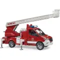 BRUDER Mb Sprinter Fire Service With Turntable Ladder Pump And Light & Sound Module 02673 Byggespil
