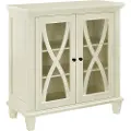 Dorel Home - Skab med dobbeltlåge Ellington - Hvid - Skænke & sideboards - - Homeroom