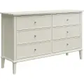 Dorel Home - Kommode med seks skuffer Franklin - Hvid - Kommoder - - Homeroom