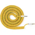 MyVolts Candycords 3.5mm Straight Jack Coiled Cable 100cm Yellow
