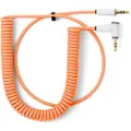 MyVolts Candycords 3.5mm Straight-Angled Coil Cable 65cm Sunset