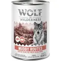 Wolf of Wilderness Senior “Expedition” 6 x 400 g - Muddy Routes - Fjerkræ med Svin