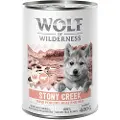 Wolf of Wilderness Junior “Expedition” 6 x 400 g - Stony Creek - Fjerkræ med Okse