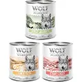 Wolf of Wilderness Adult 6 x 800 g - Med masser af frisk fjerkræ - Mixpack: 2x Stony Creek, 2x Sandy Path, 2x Steep Journey