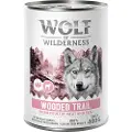 Wolf of Wilderness Adult 6 x 400 g - Med masser af frisk fjerkræ - Wooded Trails - Fjerkræ med Kalv