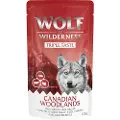 Wolf of Wilderness 12 x 125 g Wolf of Wilderness "Triple Taste" Canadian Woodlands - Okse, Torsk, Kalkun