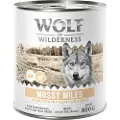 Wolf of Wilderness Adult 6 x 800 g - Med masser af frisk fjerkræ - Mossy Miles - Fjerkræ med kanin