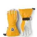 Hestra Army Leather Heli Ski, skihandsker, gul
