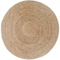 Bonami - Gulvtæppe Bombay, Rund - Brun - Jute- & sisaltæpper - - Homeroom