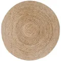 Bonami - Gulvtæppe Bombay, Rund - Brun - Jute- & sisaltæpper - - Homeroom