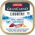 Animonda GranCarno Økonomipakke: 44 x 150 g Animonda GranCarno Adult Country - Kalkun, Ørred & Kartoffel
