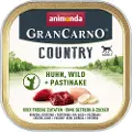 Animonda GranCarno Økonomipakke: 44 x 150 g Animonda GranCarno Adult Country - Kylling, Vildt & Pastinak