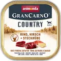 Animonda GranCarno Økonomipakke: 44 x 150 g Animonda GranCarno Adult Country - Okse, Hjort & Rod