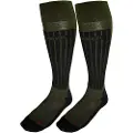 Accezzi Merino 80, skistrømper, grøn