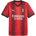Puma Ac Milan 22/23 Dame-t-shirt Med Korte ærmer