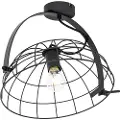 QAZQA Industriel loftslampe sort 35 cm justerbar - Hanze