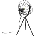 QAZQA Industriel tripod bordlampe sort justerbar - Hanze