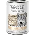 Wolf of Wilderness Adult 6 x 400 g - Med masser af frisk fjerkræ - Mossy Miles - Fjerkræ med Kanin
