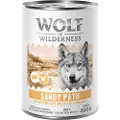 Wolf of Wilderness Adult 6 x 400 g - Med masser af frisk fjerkræ - Sandy Path - Fjerkræ med Kylling
