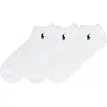 Ralph Lauren Polo Ralph Laurentil mænd. 449655213002 Pakke med 3 Ghost Ped PP-strømper hvid (42-46), Afslappet, Bomuld, Nylon