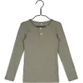 Name it Ribstrikket Knappet Top Med Lange Ærmer