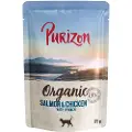Purizon Organic 6 x 85 g - Laks & Øko Kylling med Øko Spinat