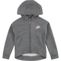 Nike Kids Club Fleece High Low Sweatshirt Med Lynlås