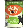 Lucky Lou Voksen 6 x 400 g - Oksekød og vildsvin