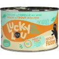 Lucky Lou Adult 6 x 200 g - Fjerkræ og ørred