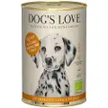 Dog´s Love Bio 6 x 400 g - Bio-Kalkun