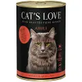 Cat's Love 6 x 400 g - Okse