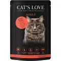 Cat's Love 12 x 85 g - Okse