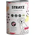 STRAYZ BIO 6 x 400 g - Økologisk oksekød med økologisk sød kartoffel, økologisk gulerod og økologisk pære