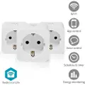 Nedis Smartlife Smart Plug Wifi 3-pack